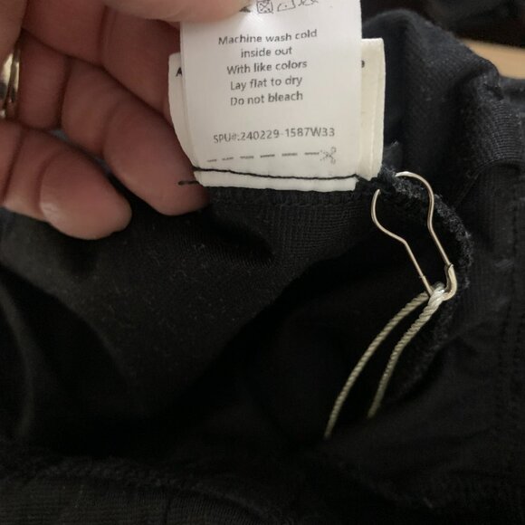 OGL Move Black Pleated Cotton Blend Ponte Pickleball Tennis Skort Pocket Skirt S - Picture 8 of 9